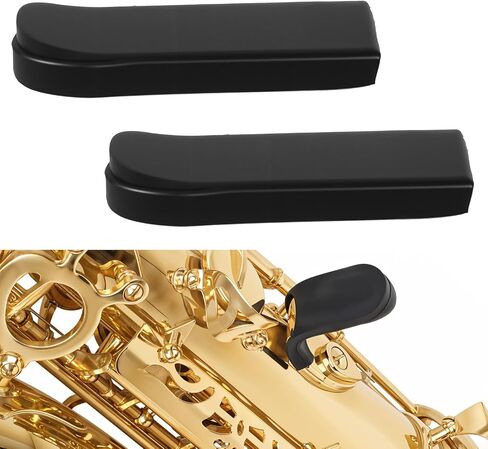 2 PCS Saxophone Thumb Rest, Clarinet Thumb Rests Cushion Saxophone Accessories Rubber Sax Gel Cushion Pad, Comfortable Saxophones Thumbs Finger Rest Pad for Tenor/Baritone Saxophones in Saudi Arabia