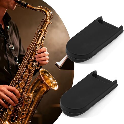 2 PCS Saxophone Thumb Rest, Clarinet Thumb Rests Cushion Saxophone Accessories Rubber Sax Gel Cushion Pad, Comfortable Saxophones Thumbs Finger Rest Pad for Tenor/Baritone Saxophones in Saudi Arabia