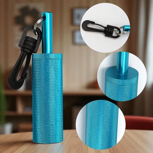 جهاز غوص سكوبا راتل ستيك للغوص مزود بإشارة جرس شاكر مع مشبك، تصميم مضغوط بصوت عالٍ تحت الماء، جهاز اتصال صانع الضوضاء من سبائك الألومنيوم المعدني غير القابل للتآكل، معدات الغوص تحت الماء in Kuwait