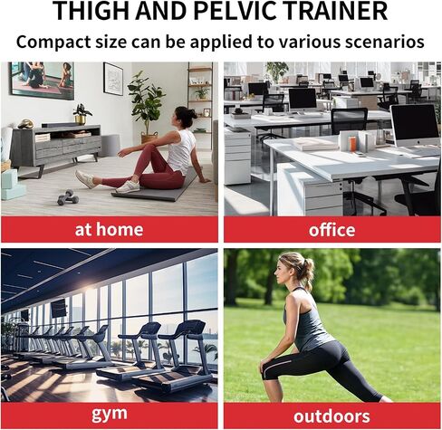 Thigh Master with Counter,3-in-1 Pelvic Floor Exercise Device,Adjustable 0-132lb Resistance Kegel Exerciser with Thigh Trainer and Home Workout Equipment for Women and Men in Saudi Arabia