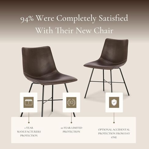 POLY & BARK Paxton Leather Counter Stools 24 Inches - Set of 2 - Counter Height Bar Stools with Back - Modern Barstools for Kitchen Island or Counters - Faux Leather & Matte Black Steel Base - Gray in Kuwait