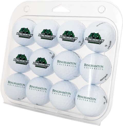 Desert Cactus Binghamton University Dozen Golf Balls - Full Color 12 Pack, BU Bearcats Officially Licensed Gear in Saudi Arabia