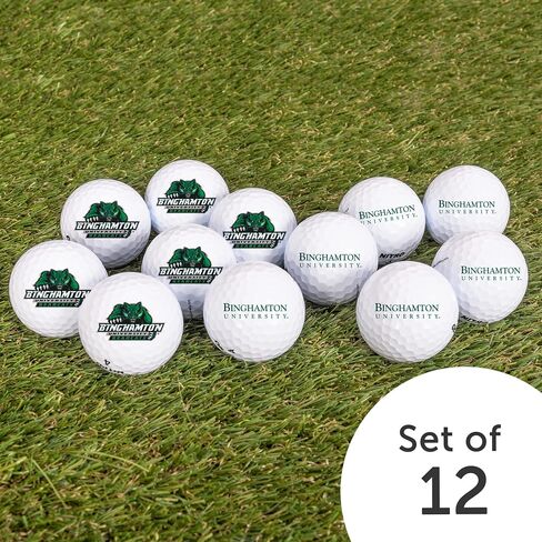 Desert Cactus Binghamton University Dozen Golf Balls - Full Color 12 Pack, BU Bearcats Officially Licensed Gear in Saudi Arabia