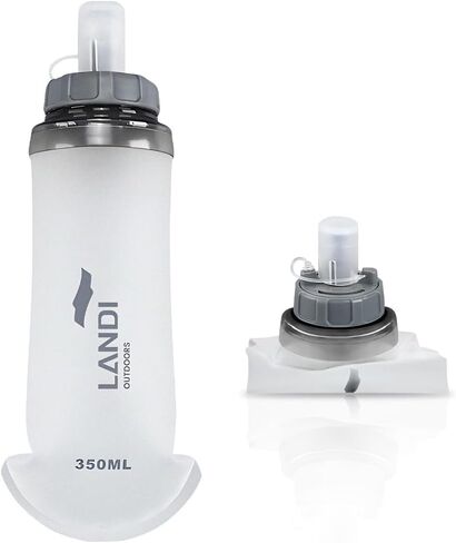 A 350-milliliter soft water bottle that can be folded,and it is a water bladder suitable for hiking,cycling,rock climbing,cycling sports,running,and camping backpacks. in Saudi Arabia