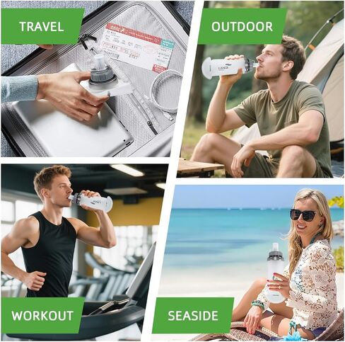 A 350-milliliter soft water bottle that can be folded,and it is a water bladder suitable for hiking,cycling,rock climbing,cycling sports,running,and camping backpacks. in Saudi Arabia