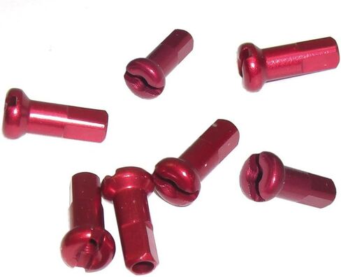 DT Swiss alu nipple 2.0mm red (Design: 12 mm) in Saudi Arabia
