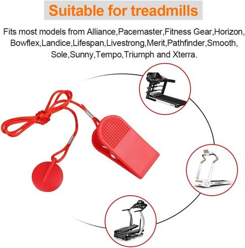 Treadmill Universal Safety Key for All NordicTrack, Proform, Image, Weslo, Reebok, Epic, Golds Gym, Freemotion, and Healthrider Treadmills in Saudi Arabia