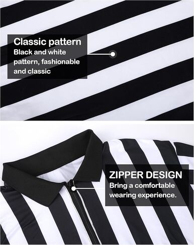 زي الحكم للبالغين - مجموعة أزياء حكم جيرسي مكونة من 4 قطع لحفلات الهالوين التنكرية لكرة القدم in Kuwait