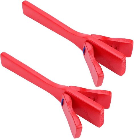 Wooden Finger Castanets Set 2Pcs Musical Instrument Finger Castanets Clapper Long Handle Educational Musical Percussion for Music Room in Saudi Arabia