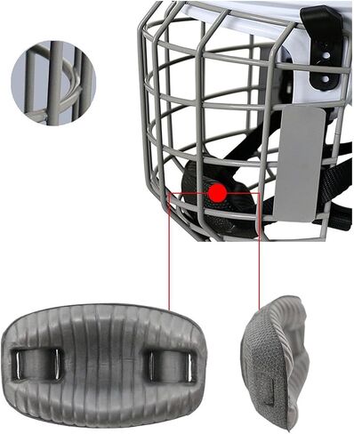 Colaxi Hockey Helmet Roller Skating Helmet Professional with Chinstrap Ice Skate Helmet for Game Dryland Hockey Exercise in Saudi Arabia