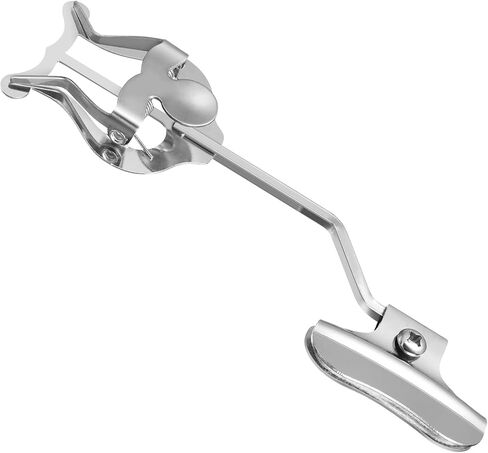 Gadpiparty Trombone Lyre، مشبك موسيقى ورقة الترومبون، حامل موسيقى Trumpeter Lyre لفرقة المسيرة، حامل ورقة بمشبك فضي in Kuwait
