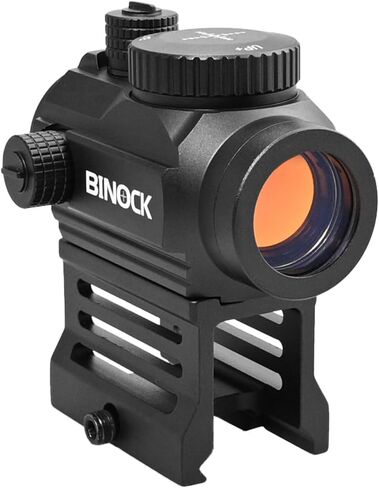 BINOCK Reflex Red Dot Sight للبنادق، 2 MOA Red Dot Optics Motion Awake، 12 ضبط السطوع نطاق النقطة الحمراء مع خيارين للتثبيت، مقاوم للصدمات والغبار (RD-02) in Kuwait