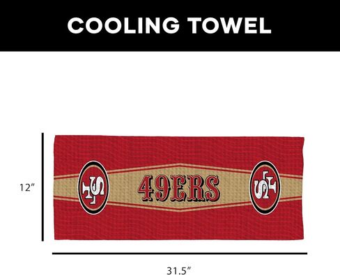 NFL Fast Flow Mesh Cooling Towel 12 x 31.5 Inches in Saudi Arabia