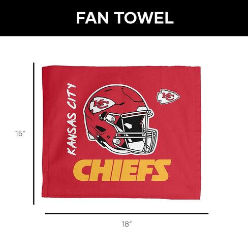 Northwest Kansas City Chiefs NFL Rally - منشفة رالي 18 × 15 بوصة in Saudi Arabia