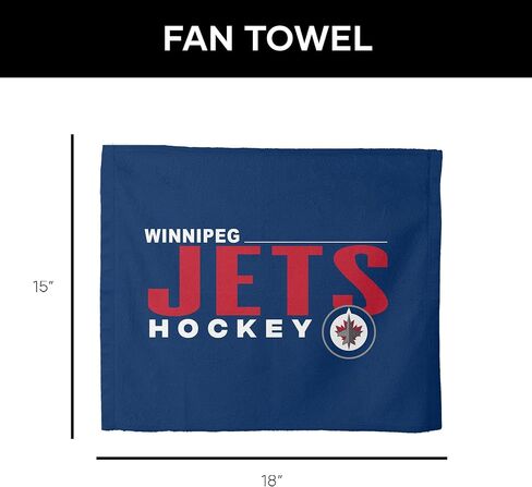 منشفة Northwest Winnipeg Jets NHL City Hockey Rally مقاس 18 × 15 بوصة in Saudi Arabia