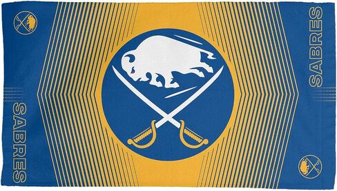 منشفة رياضية من الألياف الدقيقة من Northwest Buffalo Sabers NHL Hussle مقاس 24 × 42 بوصة in Saudi Arabia