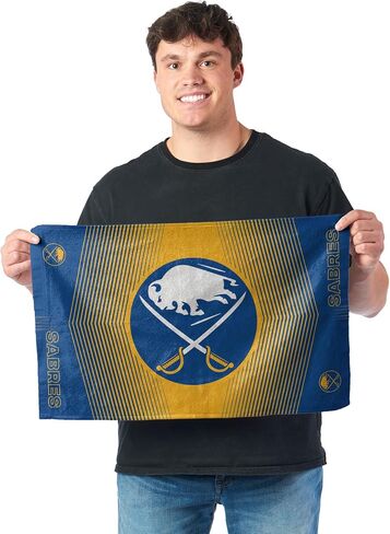 منشفة رياضية من الألياف الدقيقة من Northwest Buffalo Sabers NHL Hussle مقاس 24 × 42 بوصة in Saudi Arabia