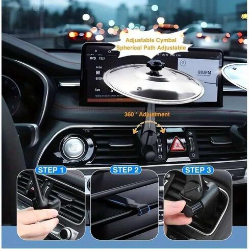2 pcs Car Cymbal,Car Cymbal for Air Vent,boundle with Mini Drum Sticks,Mini Drum Crash Cymbal for Car Vent, Dual Drums(Silver&Golden) in Saudi Arabia