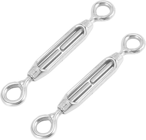 Turnbuckle,Turnbuckle Tensioner Turnbuckle 5pcs M4 Stainless Steel 304 Eye & Eye Turnbuckle Wire Rope Tension in Saudi Arabia