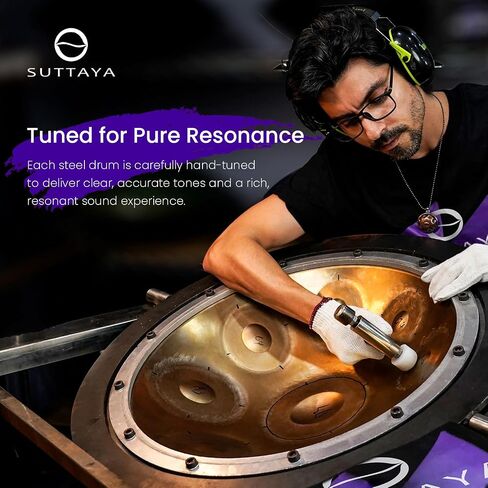 Suttaya Steel Drum Steelpan drum Educational Instrument 9 Notes with Stand in Saudi Arabia
