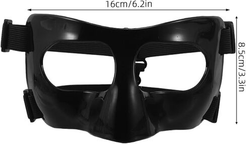 Vaguelly Nose Guard for Broken Nose - Protective Face Masks for Basketball Soccer Sports Gear Adjustable Face Mask with Foam Padding in Saudi Arabia