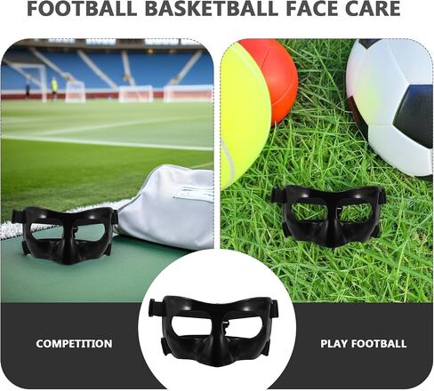 Vaguelly Nose Guard for Broken Nose - Protective Face Masks for Basketball Soccer Sports Gear Adjustable Face Mask with Foam Padding in Saudi Arabia