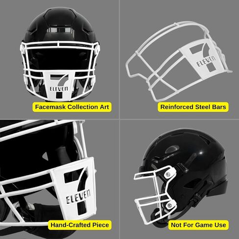 قناع الوجه المزخرف لكرة القدم من SLEEFS لـ Riddell SpeedFlex - شواية خوذة العرض لهواة الجمع - ليس للاستخدام في اللعب أو الاتصال - أنماط متعددة لتزيين الخوذة المخصصة in Saudi Arabia