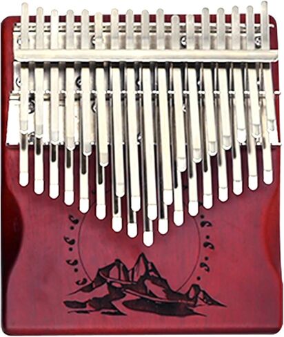 34 Key Wood Kalimba Thumb Piano With Portable Case Double-layer Keys,Gift for Adults and Beginners in Saudi Arabia