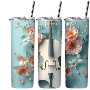 Violin sublimation tumbler wrap, viola wraps for a 20 oz. skinny straight tumblers, Cello musician tumbler wrap, Orchestra tumbler wraps in Saudi Arabia