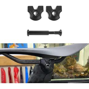 Xotic Tech Seatpost Saddle Clamp Ear + Ti Bolt Kit for Carbon Rail, Compatible with Specialized S-Works in Kuwait