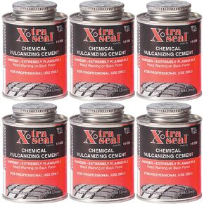 X-Tra Seal Tire Tube Paste 6 Pack 8oz (0.2366L) Black Waterproof Rubber Compatible Low to Medium Viscosity 3 Hour Full Cure Time in Saudi Arabia