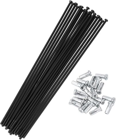Motoforti 20 Set 14G مستقيم سحب دراجة المتحدث 148 ملم مستقيم سحب عجلة الدراجة المتحدث الكربون الصلب الأسود in Saudi Arabia
