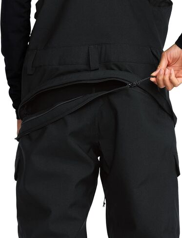 ملابس نسائية من Volcom Creston 3d Stretch Bib - مقاومة للماء 15 كيلو، معزولة، مبطنة بالكامل in Saudi Arabia