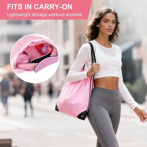 مجموعة حلقة وكرة بيلاتيس للنساء، طقم بيلاتيس للتمرين المنزلي، حلقة دائرية سحرية مع 5 أشرطة مقاومة، معدات بيلاتيس للياقة البدنية، مجموعة أساسيات للمبتدئين in Kuwait