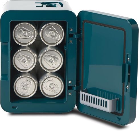 Ukonic NFL Philadelphia Eagles 6-Can Mini Fridge – 4L Thermoelectric Cooler, AC/DC Powered, Portable, Team Logo, for Home, Car, Tailgates & Travel in Kuwait