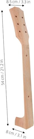Acoustic Guitar Neck Replacement Wooden Neck for DIY Luthier Guitar Repair Enhanced Sound Clarity Ergonomic Smooth Design Stable Fit for Folk and Classical Instruments in Saudi Arabia