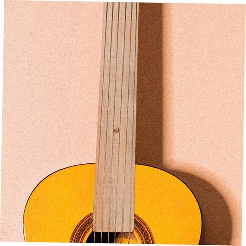 Acoustic Guitar Neck Replacement Wooden Neck for DIY Luthier Guitar Repair Enhanced Sound Clarity Ergonomic Smooth Design Stable Fit for Folk and Classical Instruments in Saudi Arabia