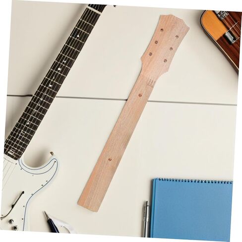 Acoustic Guitar Neck Replacement Wooden Neck for DIY Luthier Guitar Repair Enhanced Sound Clarity Ergonomic Smooth Design Stable Fit for Folk and Classical Instruments in Saudi Arabia