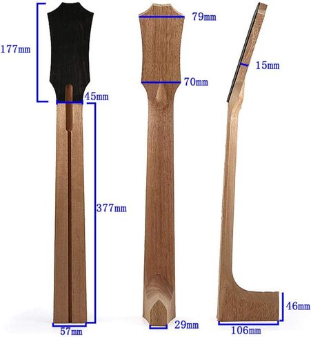 رقبة جيتار صوتي لأجزاء مشروع الجيتار DIY، أ in Kuwait