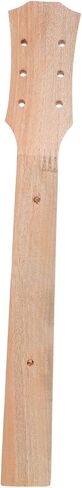 Generic Wooden Acoustic Guitar Neck Replacement for Folk Guitar Crafting Supplies Ergonomic Smooth Shape Stable Structure for Repairing and DIY Maintenance in Saudi Arabia