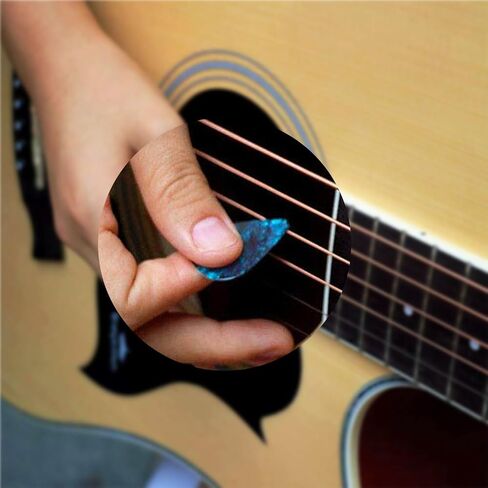 15 Pack Guitar Picks Plectrums, 0.5/0.75/1.0 mm Includes Thin Medium Heavy Thickness, Variety Colorful Celluloid Plectrums for Acoustic Guitar, Electric Guitar, Bass in Saudi Arabia