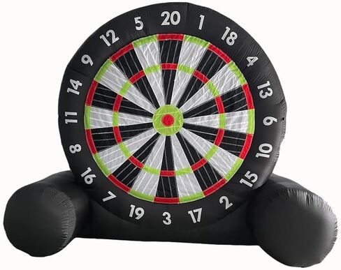 Inflatable Football Darts Game Target - Large Outdoor Football Training Target for Children and Adults, Including 6 Balls & Blower, Perfect for Backyards, Lawns, Schools, Gyms, Camping Parties in Saudi Arabia