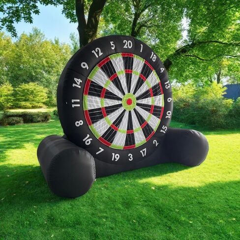 Inflatable Football Darts Game Target - Large Outdoor Football Training Target for Children and Adults, Including 6 Balls & Blower, Perfect for Backyards, Lawns, Schools, Gyms, Camping Parties in Saudi Arabia