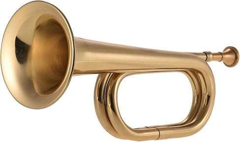B Flat Horn Trumpet Brass Cavalry Horn with Mouthpiece for School Band Cavalry Military Orchestra in Saudi Arabia