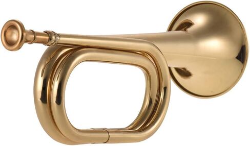 B Flat Horn Trumpet Brass Cavalry Horn with Mouthpiece for School Band Cavalry Military Orchestra in Saudi Arabia