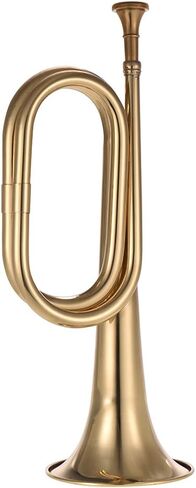 B Flat Horn Trumpet Brass Cavalry Horn with Mouthpiece for School Band Cavalry Military Orchestra in Saudi Arabia