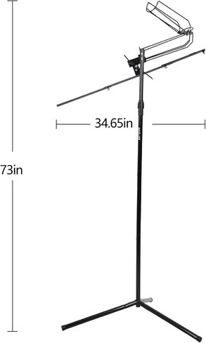 آلة رمي البيسبول الناعمة | نظام تدريب، يدعم إسقاط الكرة تلقائيًا ويدويًا، ارتفاع قابل للتعديل، يحمل ما يصل إلى 10 كرات، مدرب تأرجح لضرب البيسبول لجميع الأعمار والمهارات in Kuwait