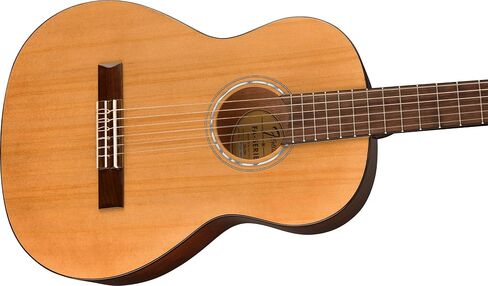 مجموعة Fender FA-15N 3/4 للمبتدئين في الجيتار الصوتي، لوحة أصابع من خشب الجوز، لمسة نهائية طبيعية، تتضمن حقيبة أزعج، موالف مشبك، حزام، والمزيد in Saudi Arabia