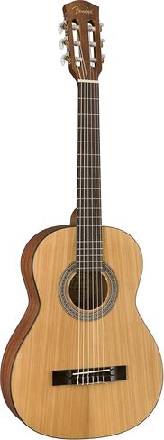 مجموعة Fender FA-15N 3/4 للمبتدئين في الجيتار الصوتي، لوحة أصابع من خشب الجوز، لمسة نهائية طبيعية، تتضمن حقيبة أزعج، موالف مشبك، حزام، والمزيد in Saudi Arabia