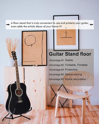 Winzz Acoustic Guitars Full Size, 4/4 Folk Guitar for Beginners Adults, Acoustic Steel-string Guitar Black (41 Inches） in Kuwait